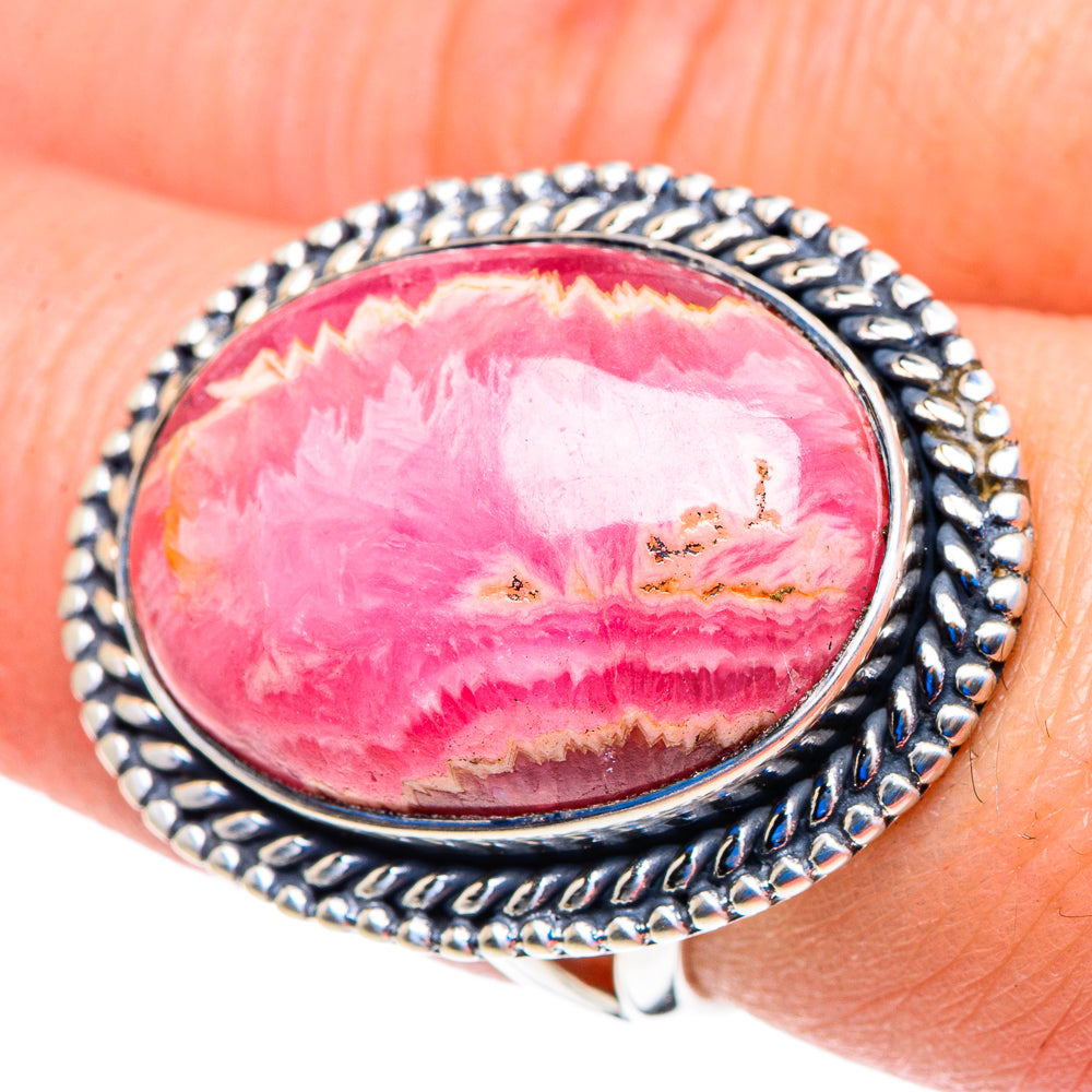 Rhodochrosite Rings handcrafted by Anasilvercos - RING92977