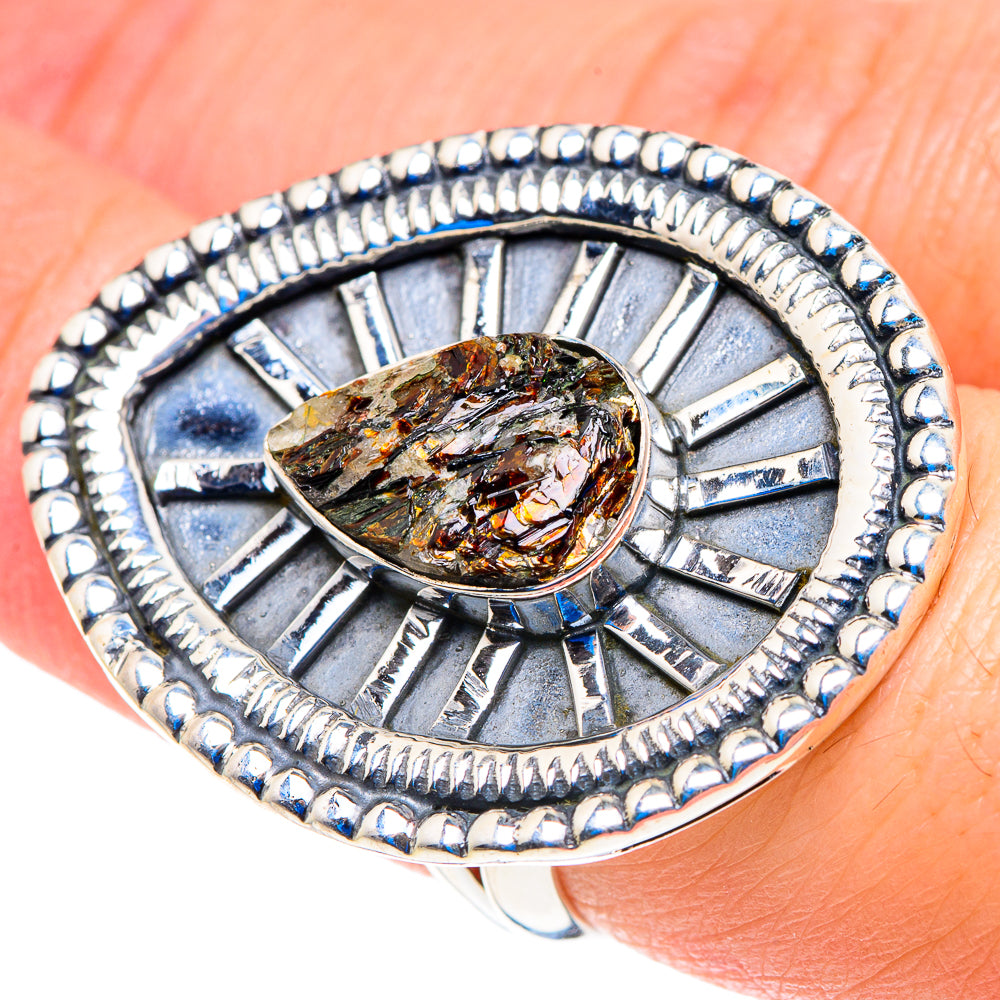 Astrophyllite Rings handcrafted by Anasilvercos - RING92992