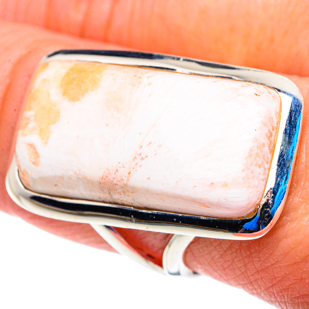 Scolecite Rings handcrafted by Anasilvercos - RING92993