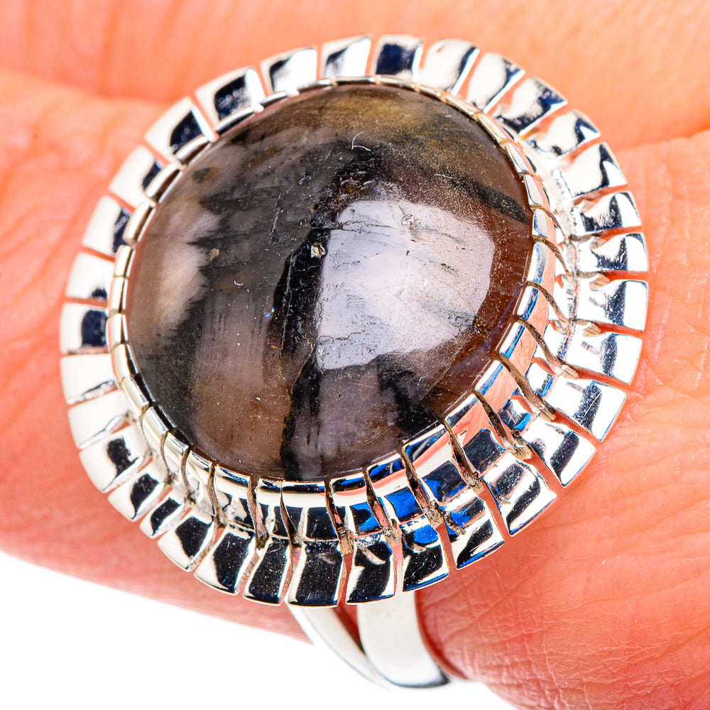 Chiastolite Rings handcrafted by Anasilvercos - RING93006