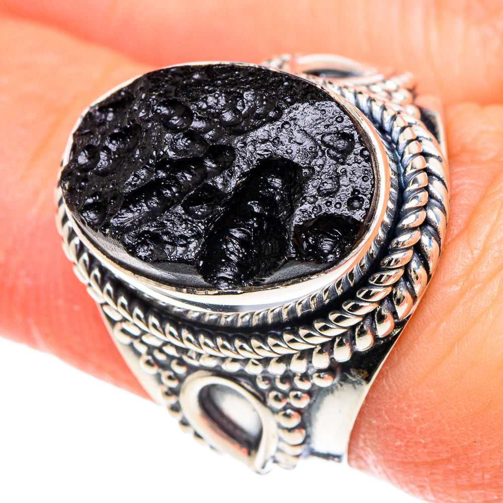 Tektite Rings handcrafted by Anasilvercos - RING93037