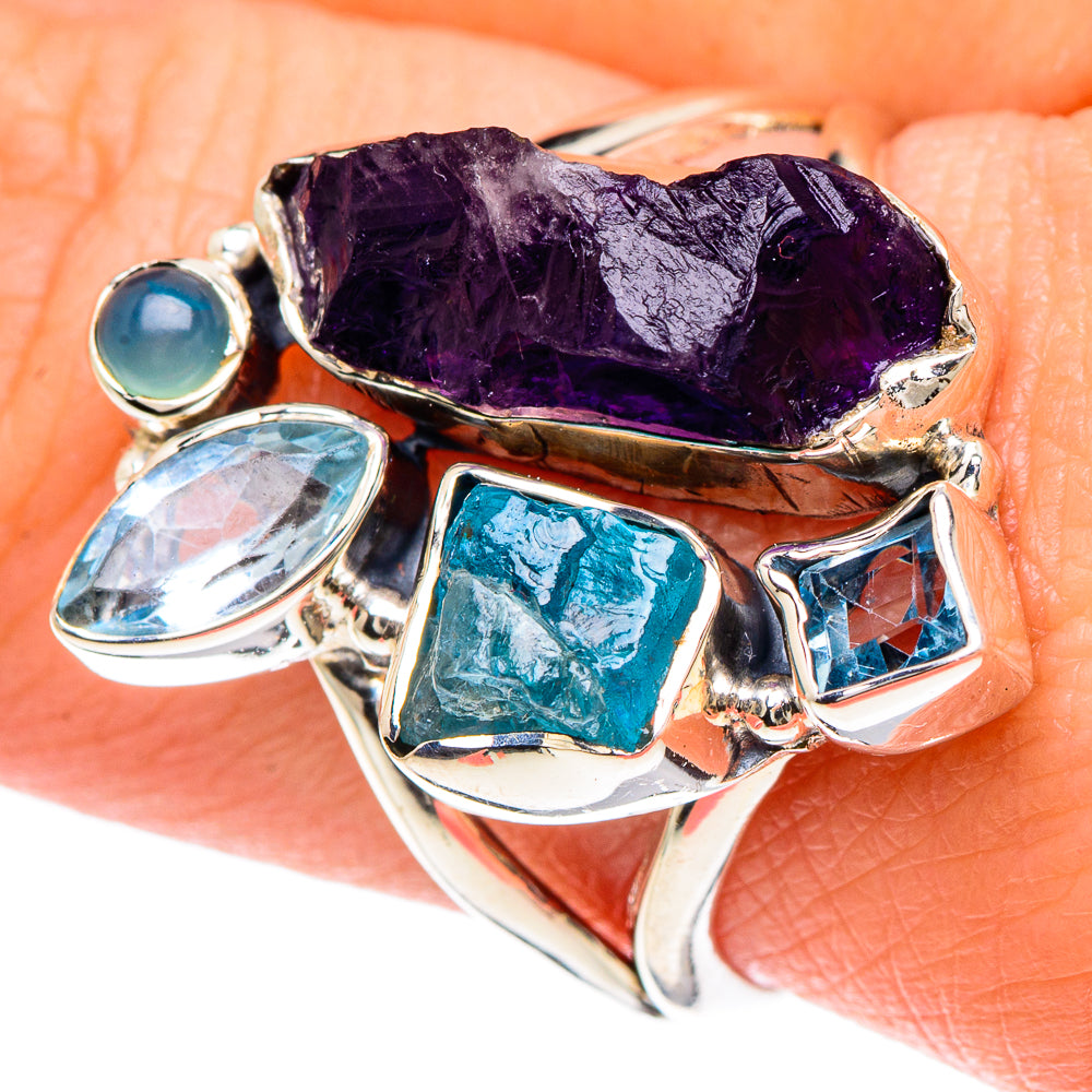 Amethyst Rings handcrafted by Anasilvercos - RING93041