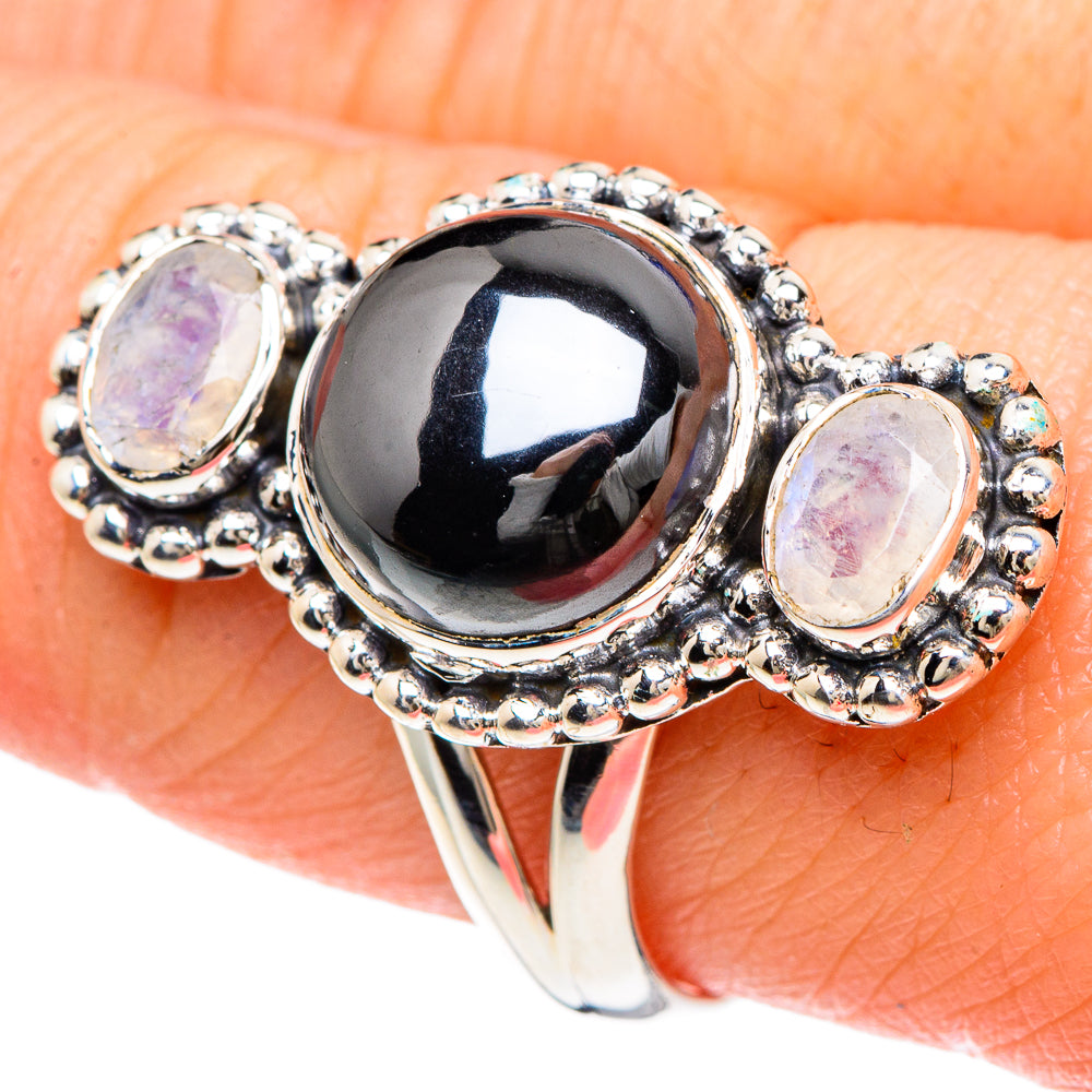 Hematite Rings handcrafted by Anasilvercos - RING93044