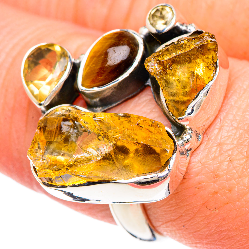 Citrine Rings handcrafted by Anasilvercos - RING93055
