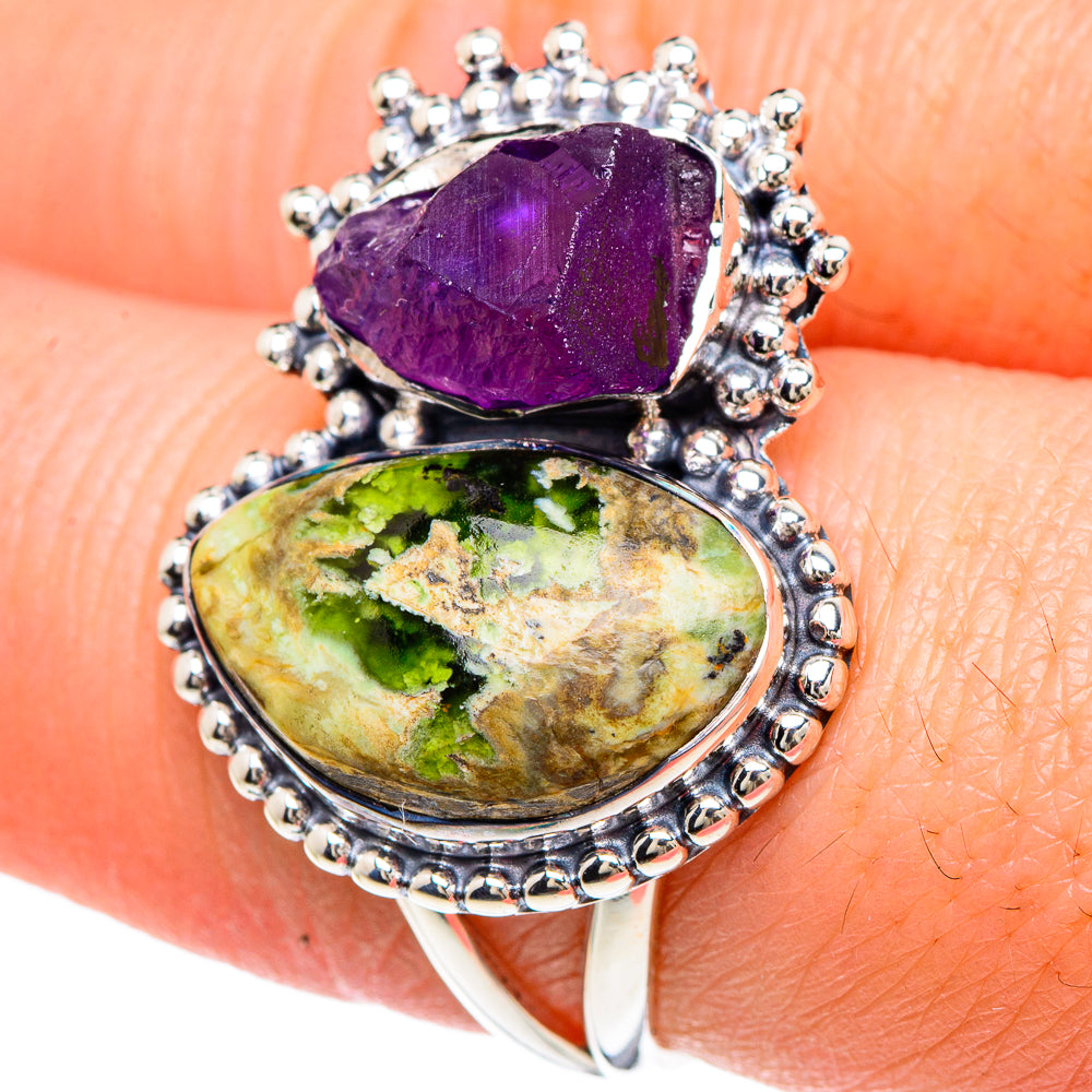 Ocean Jasper Rings handcrafted by Anasilvercos - RING93065