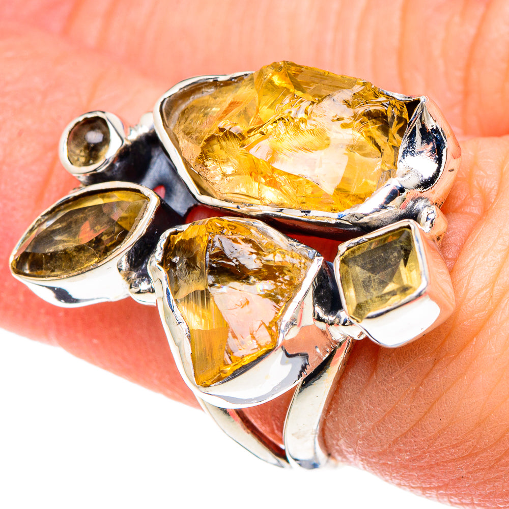 Citrine Rings handcrafted by Anasilvercos - RING93074
