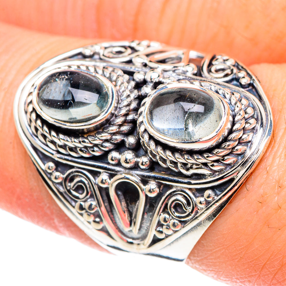 Aquamarine Rings handcrafted by Anasilvercos - RING93083