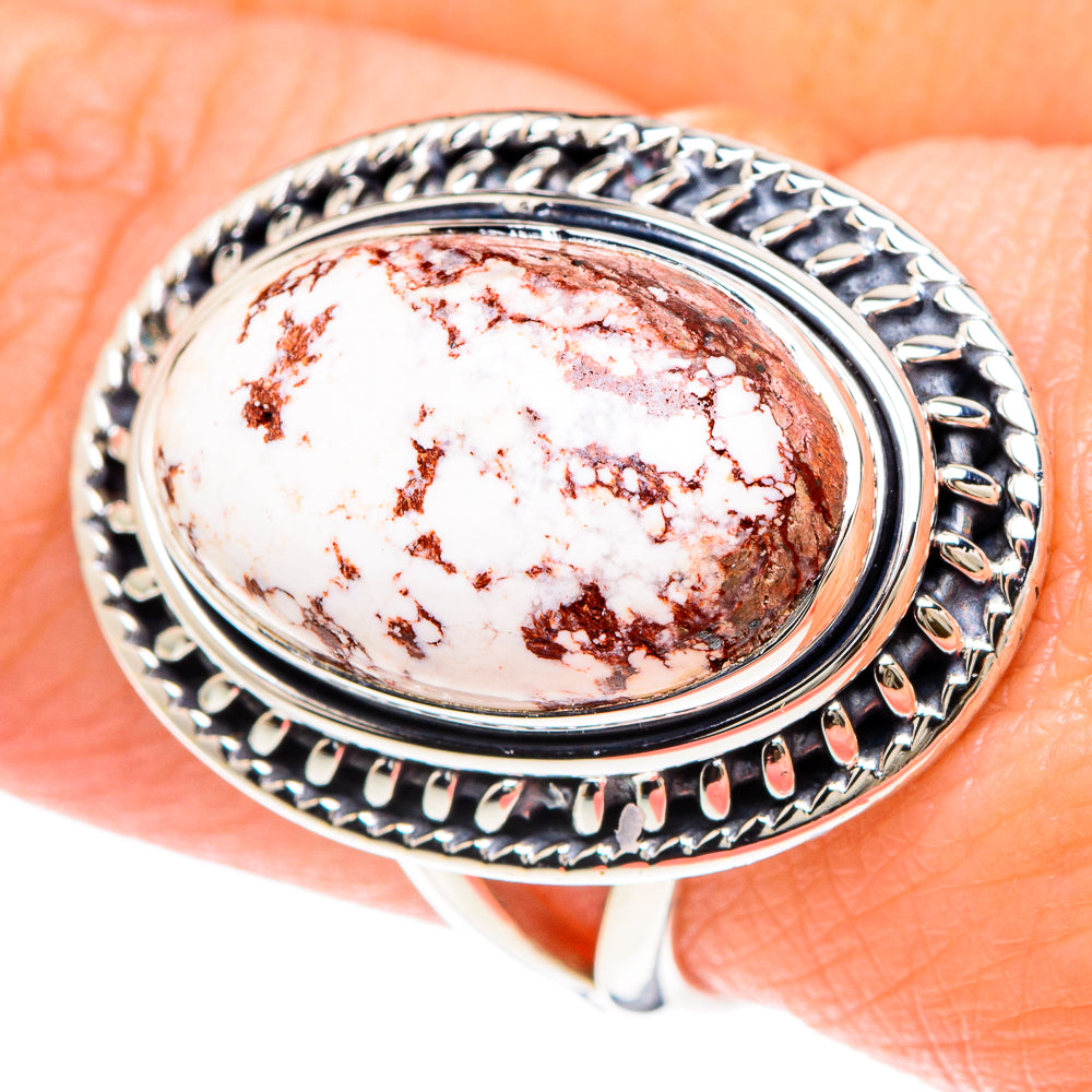 Wild Horse Jasper Rings handcrafted by Anasilvercos - RING93104