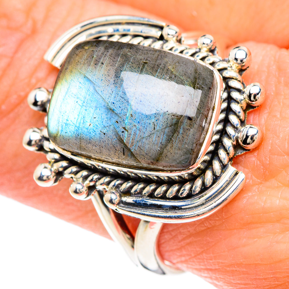 Labradorite Rings handcrafted by Anasilvercos - RING93143