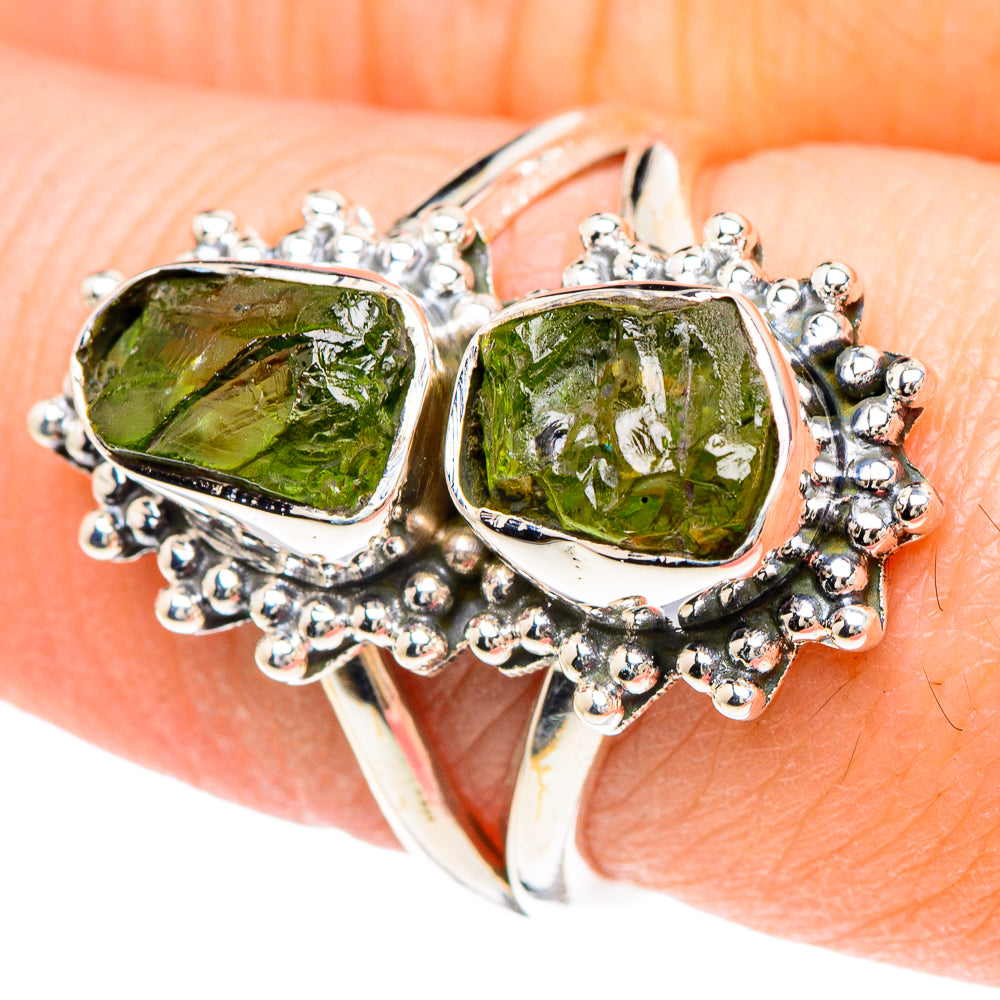 Peridot Rings handcrafted by Anasilvercos - RING93145