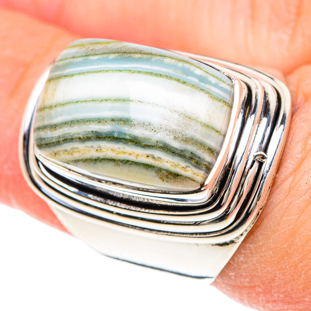 Ocean Jasper Rings handcrafted by Anasilvercos - RING93148