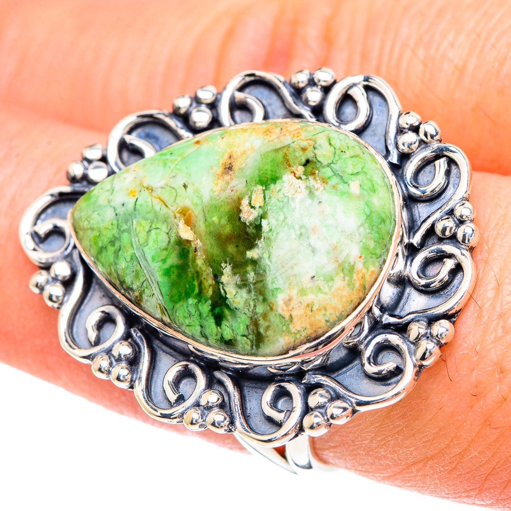 Ocean Jasper Rings handcrafted by Anasilvercos - RING93151