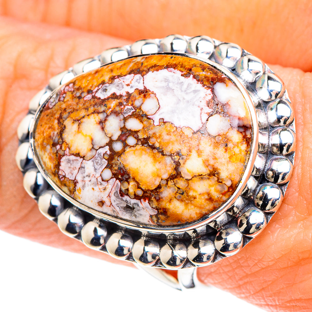 Wild Horse Jasper Rings handcrafted by Anasilvercos - RING93155