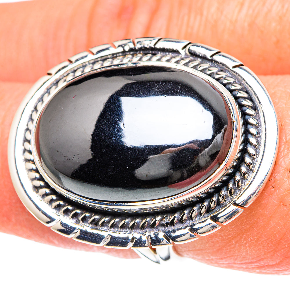 Hematite Rings handcrafted by Anasilvercos - RING93173