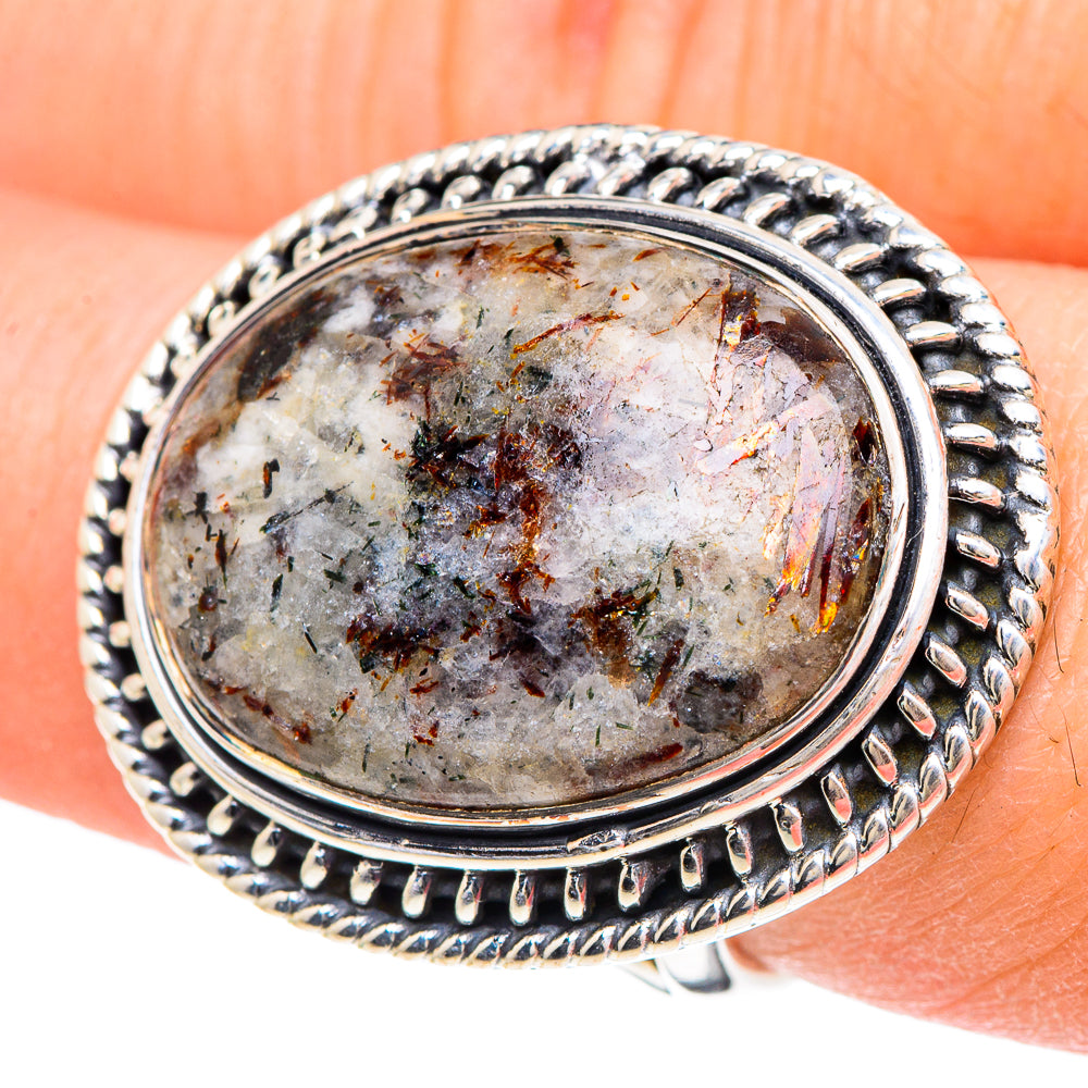 Astrophyllite Rings handcrafted by Anasilvercos - RING93182