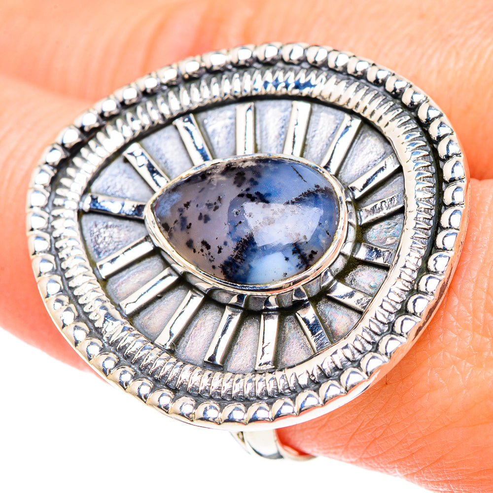 Dendritic Opal Rings handcrafted by Anasilvercos - RING93199