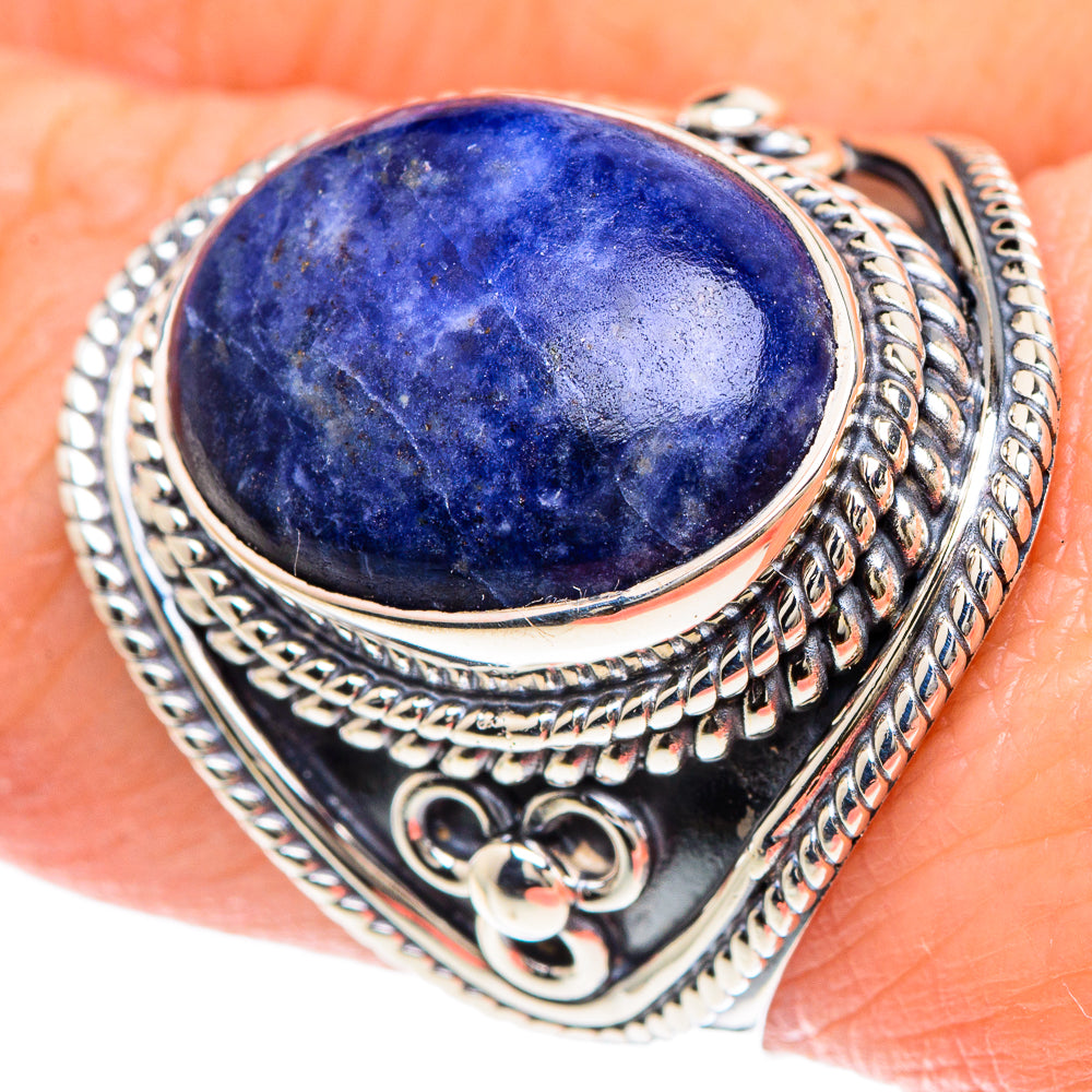 Sodalite Rings handcrafted by Anasilvercos - RING93239