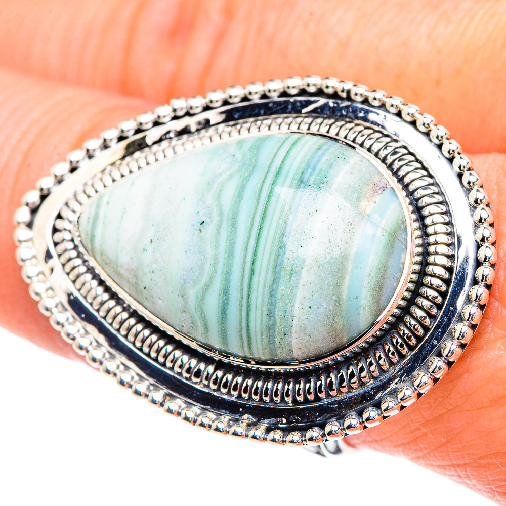 Ocean Jasper Rings handcrafted by Anasilvercos - RING93245