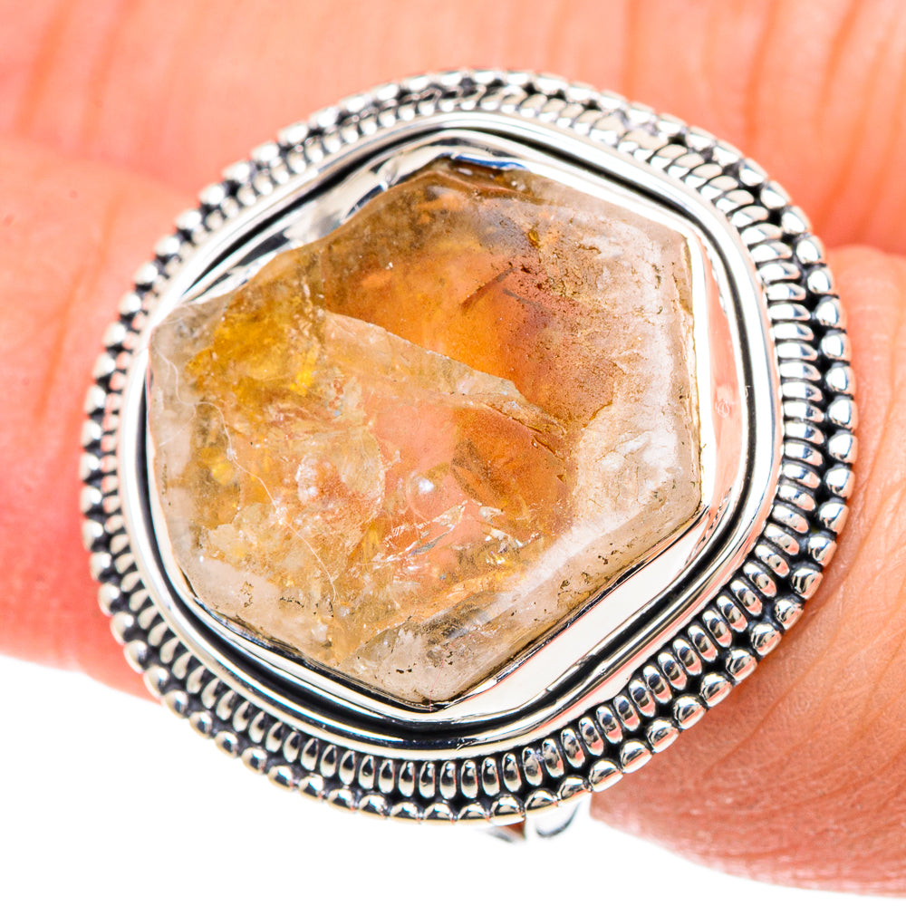 Citrine Rings handcrafted by Anasilvercos - RING93252