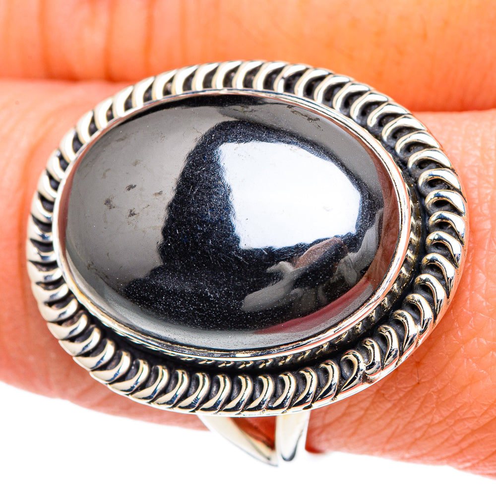 Hematite Rings handcrafted by Anasilvercos - RING93264