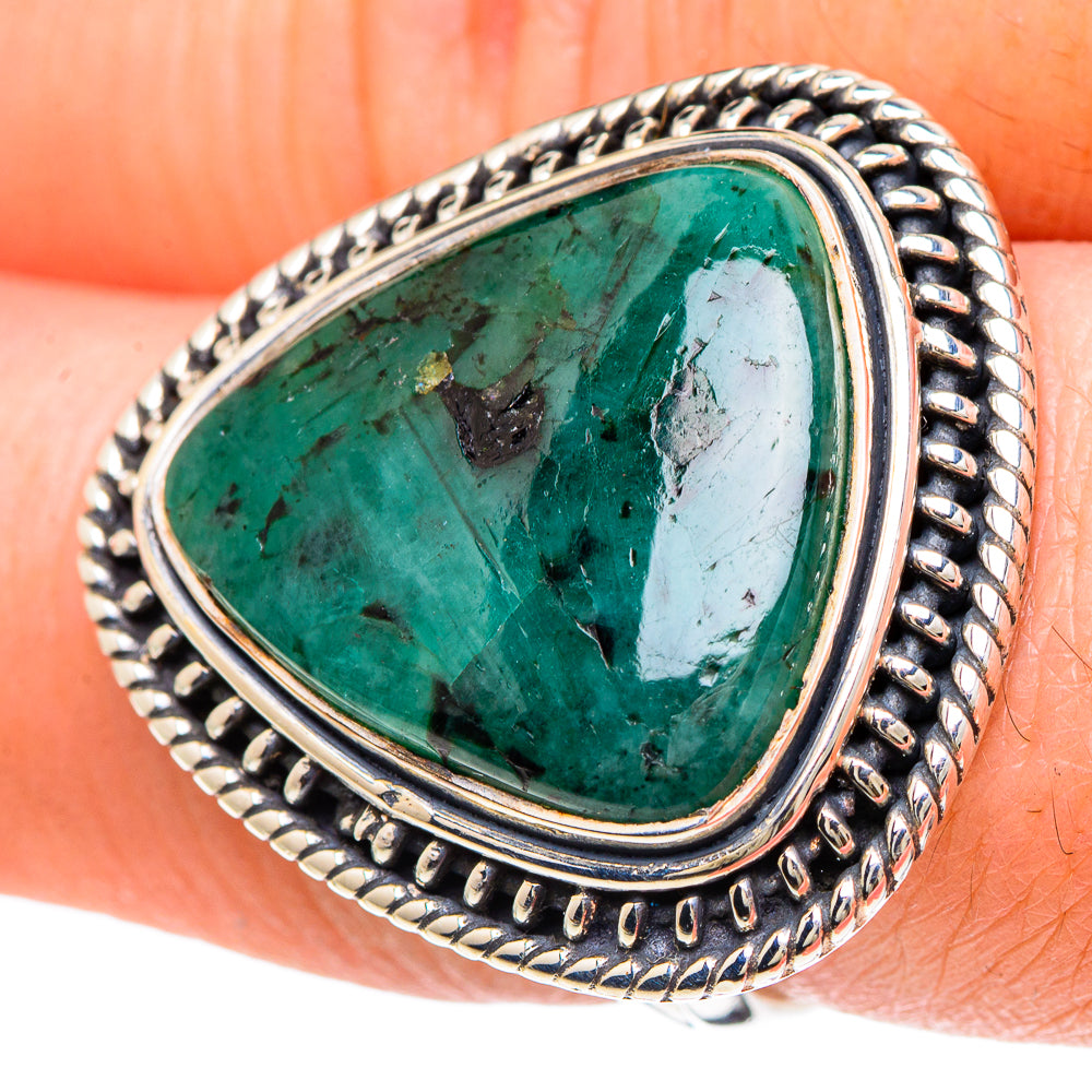 Emerald Rings handcrafted by Anasilvercos - RING93268