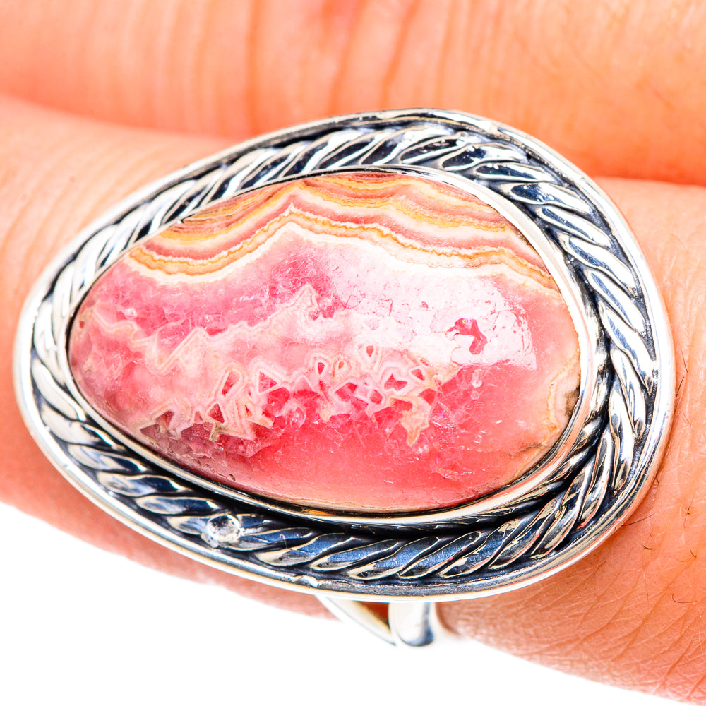Rhodochrosite Rings handcrafted by Anasilvercos - RING93299