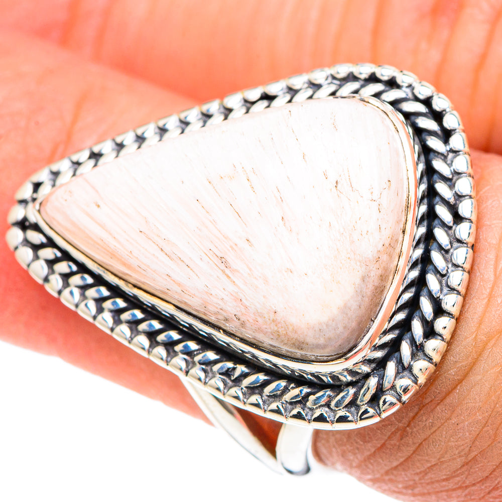 Scolecite Rings handcrafted by Anasilvercos - RING93310