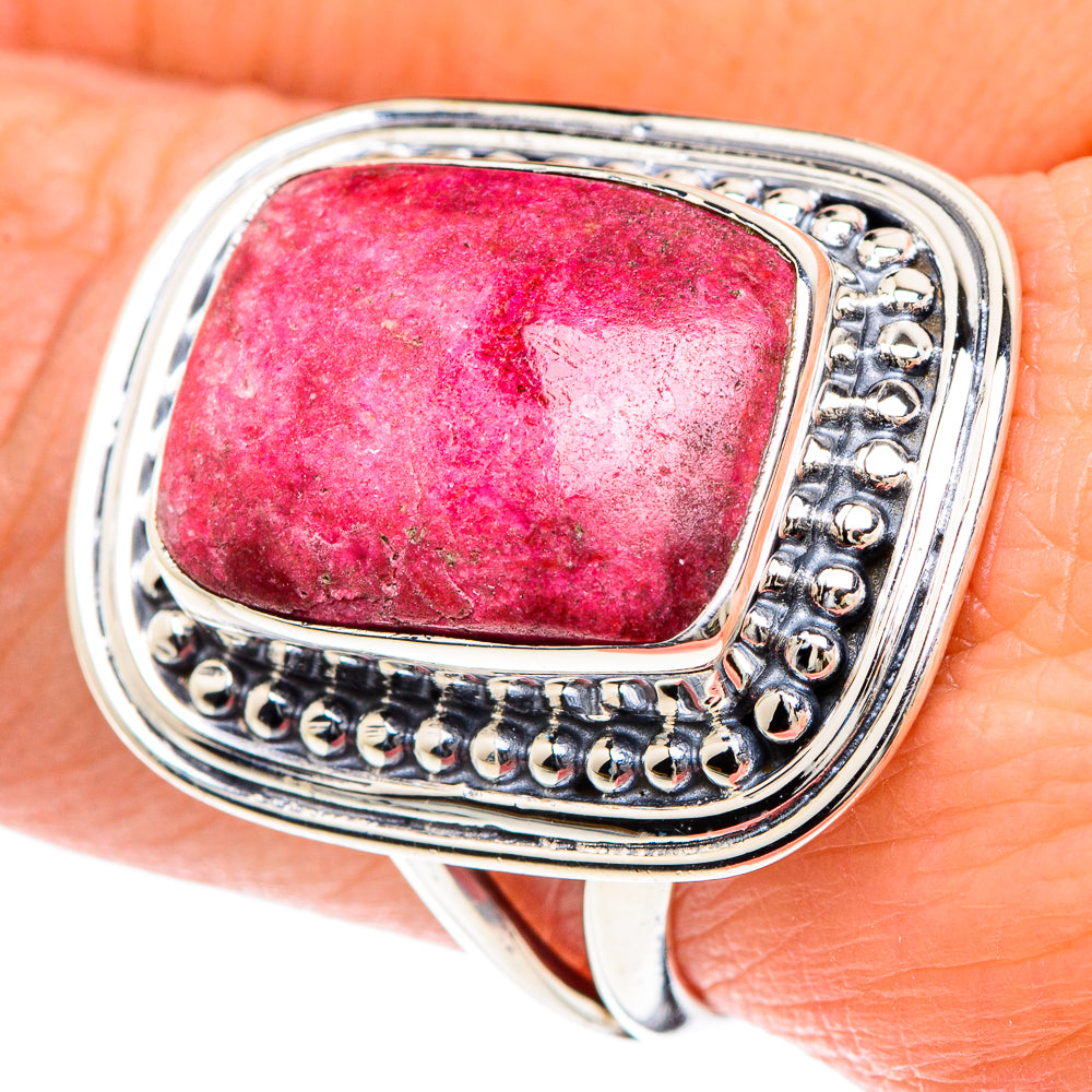 Thulite Rings handcrafted by Anasilvercos - RING93314