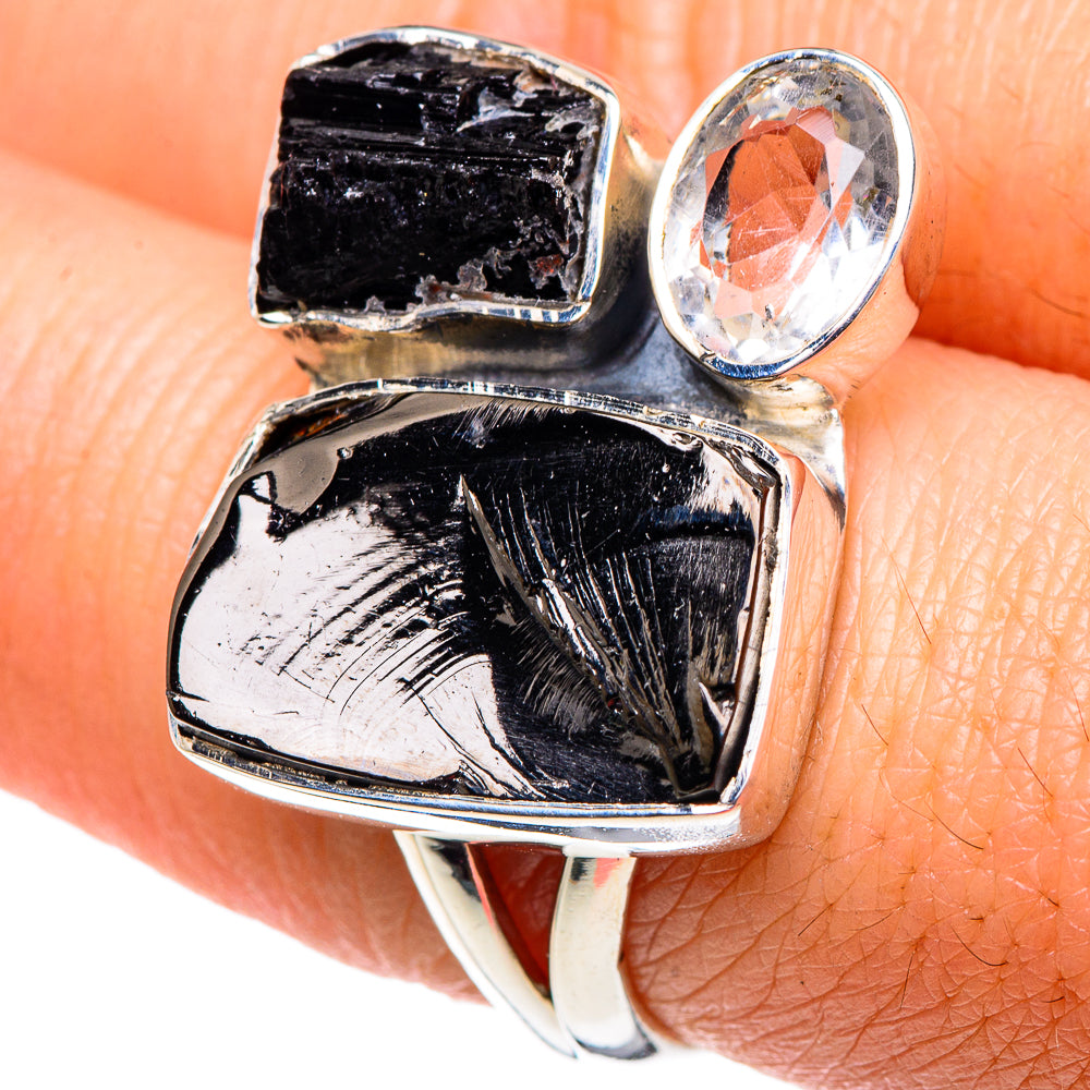 Shungite Rings handcrafted by Anasilvercos - RING93336