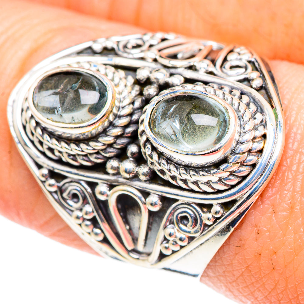 Aquamarine Rings handcrafted by Anasilvercos - RING93341