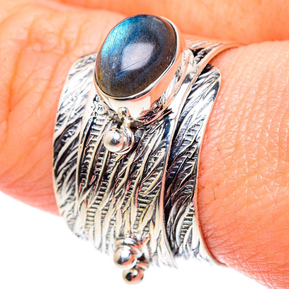 Labradorite Rings handcrafted by Anasilvercos - RING93343