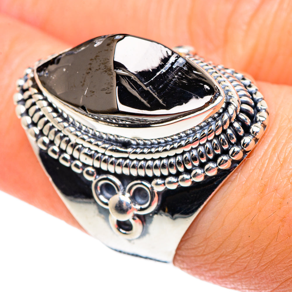 Shungite Rings handcrafted by Anasilvercos - RING93356