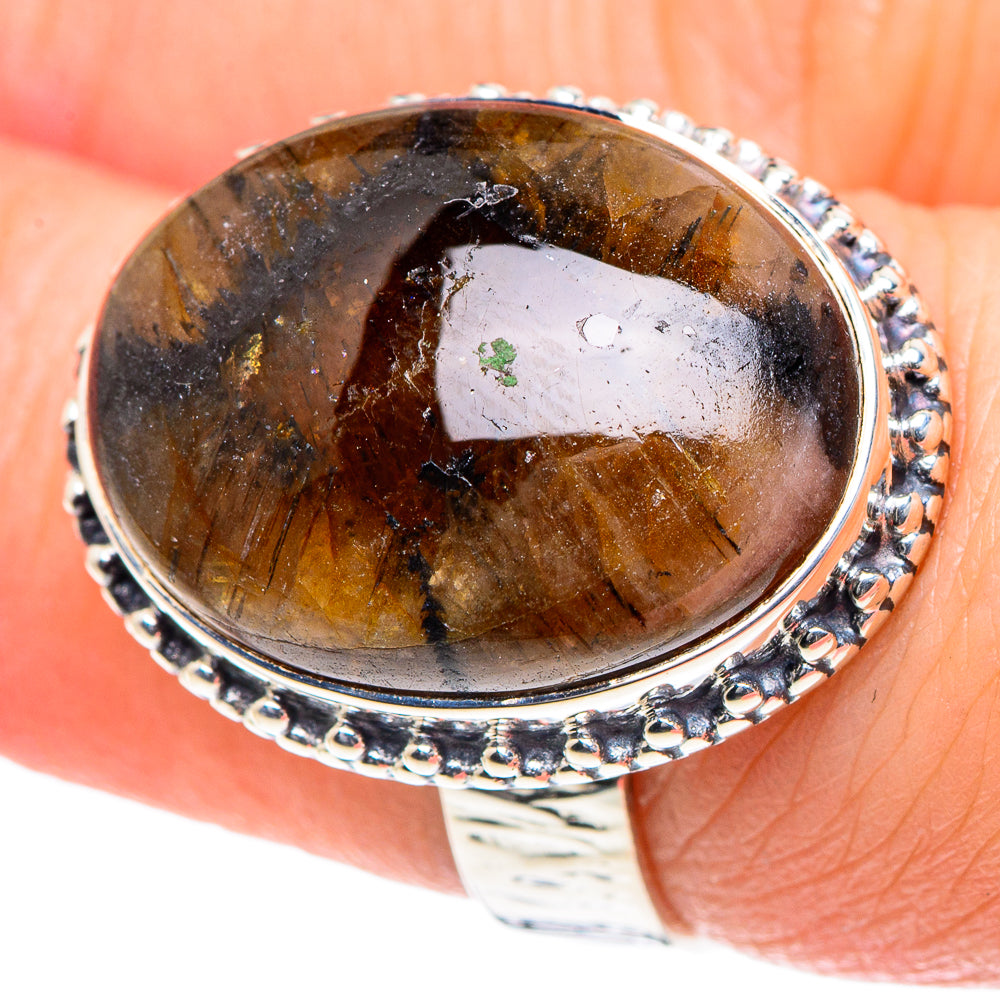 Chiastolite Rings handcrafted by Anasilvercos - RING93366
