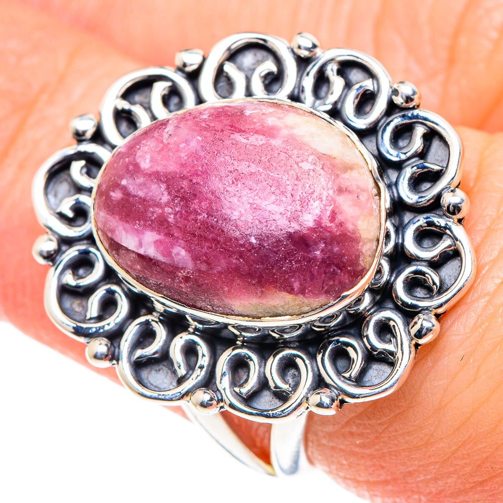 Thulite Rings handcrafted by Anasilvercos - RING93369