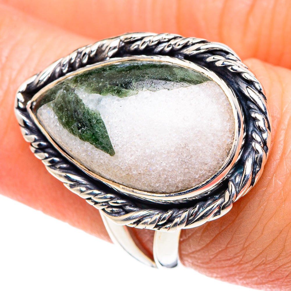 Seraphinite Rings handcrafted by Anasilvercos - RING93387