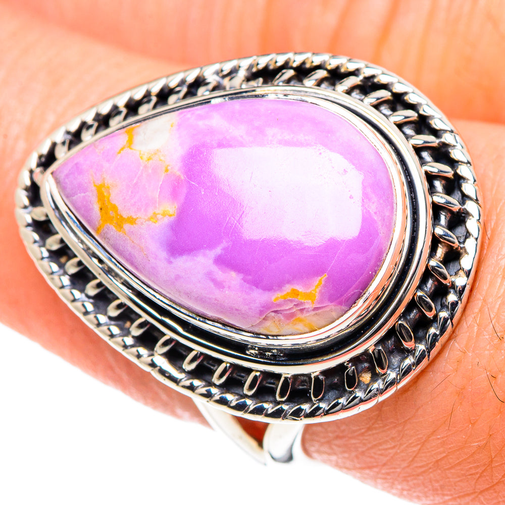 Phosphosiderite Rings handcrafted by Anasilvercos - RING93390