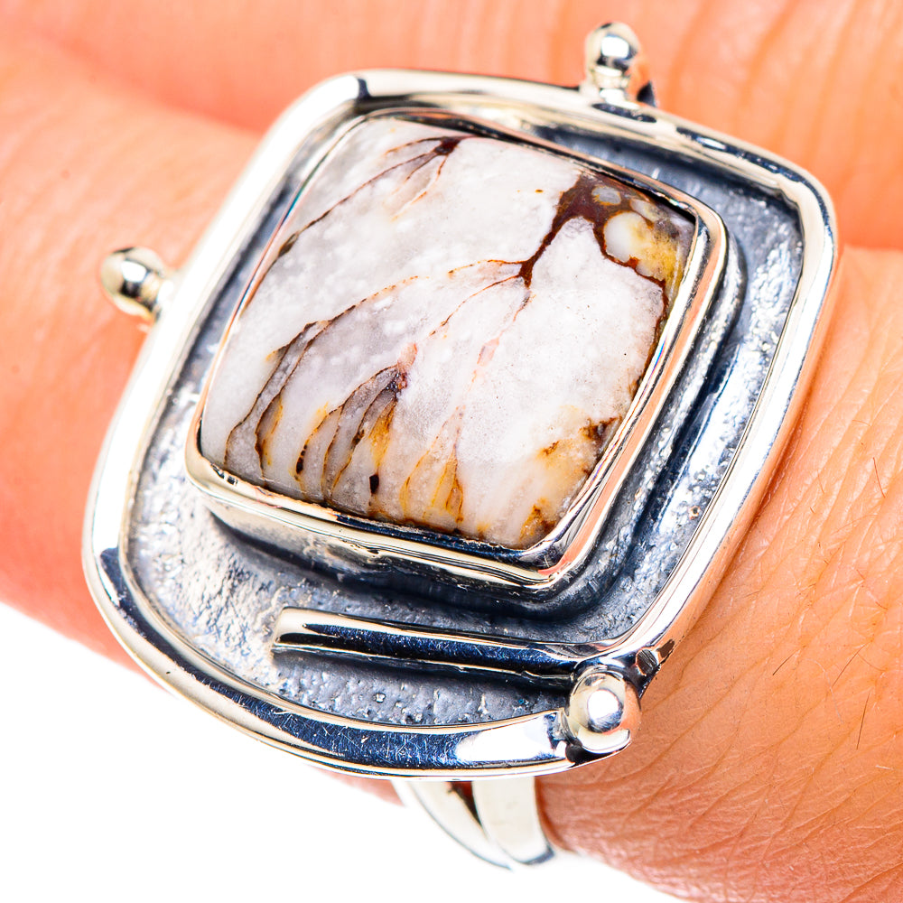 Wild Horse Jasper Rings handcrafted by Anasilvercos - RING93394