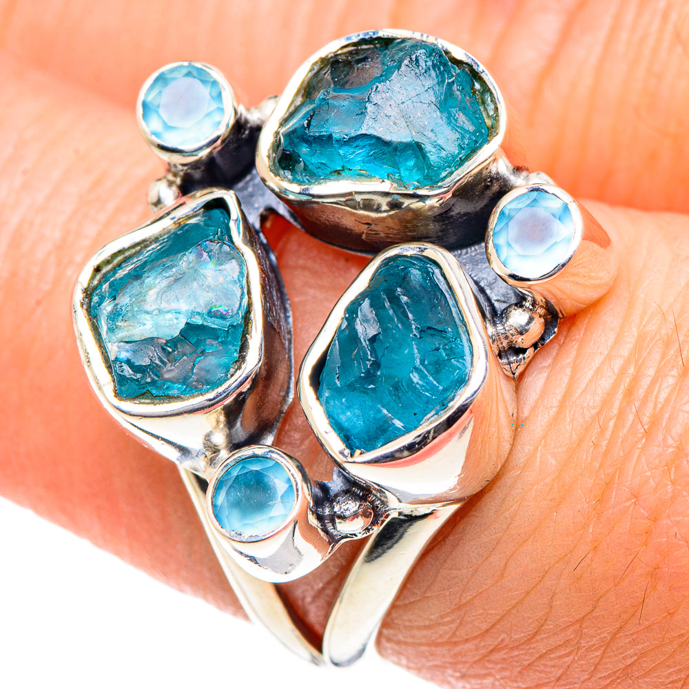 Apatite Rings handcrafted by Anasilvercos - RING93416