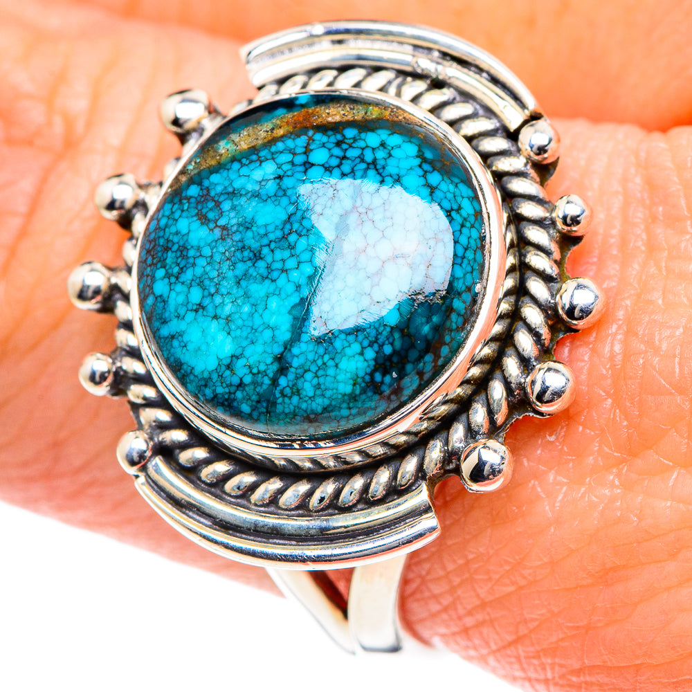 Chrysocolla Rings handcrafted by Anasilvercos - RING93417