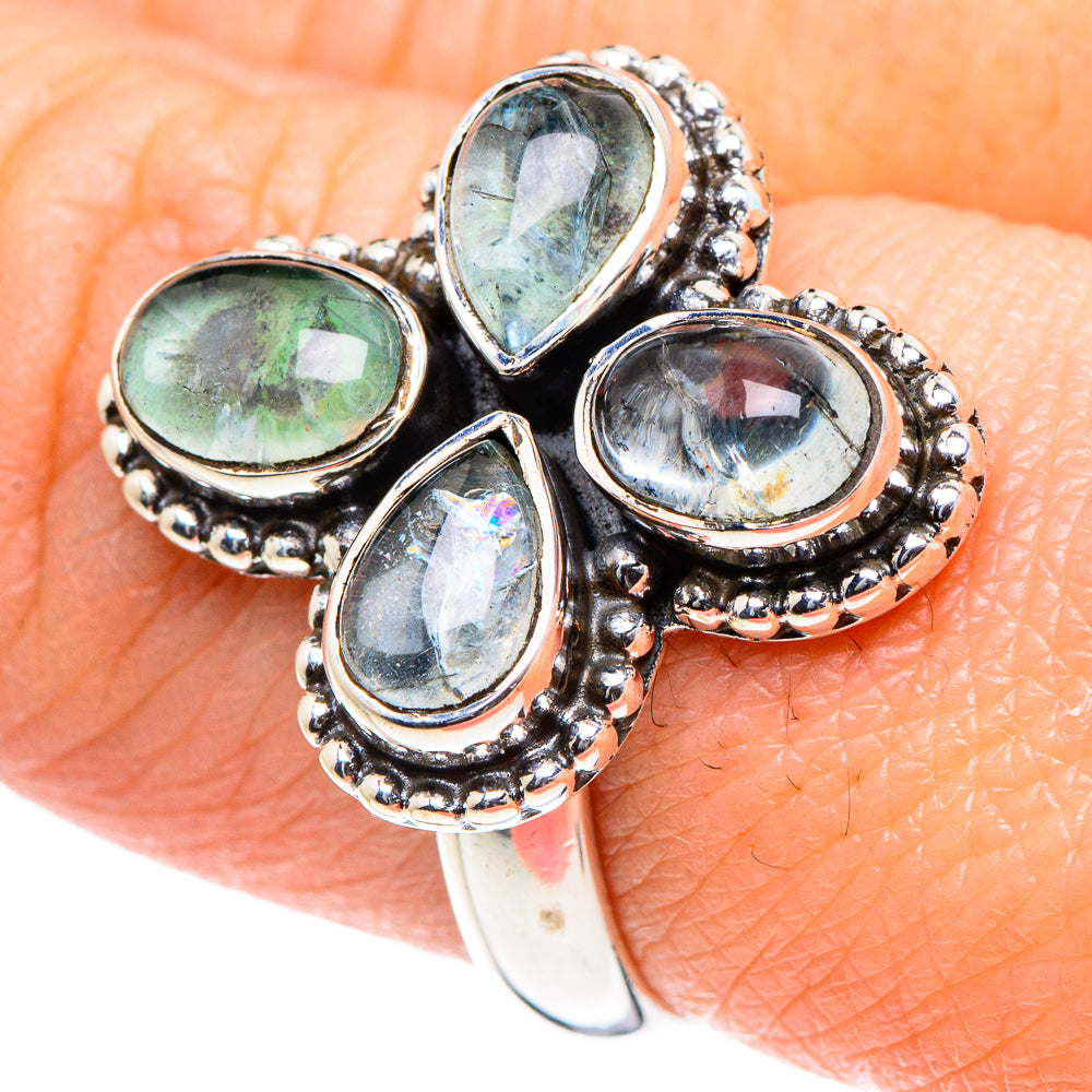 Aquamarine Rings handcrafted by Anasilvercos - RING93418