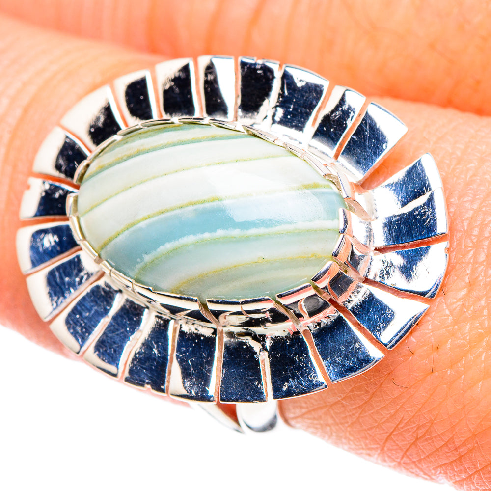Ocean Jasper Rings handcrafted by Anasilvercos - RING93423