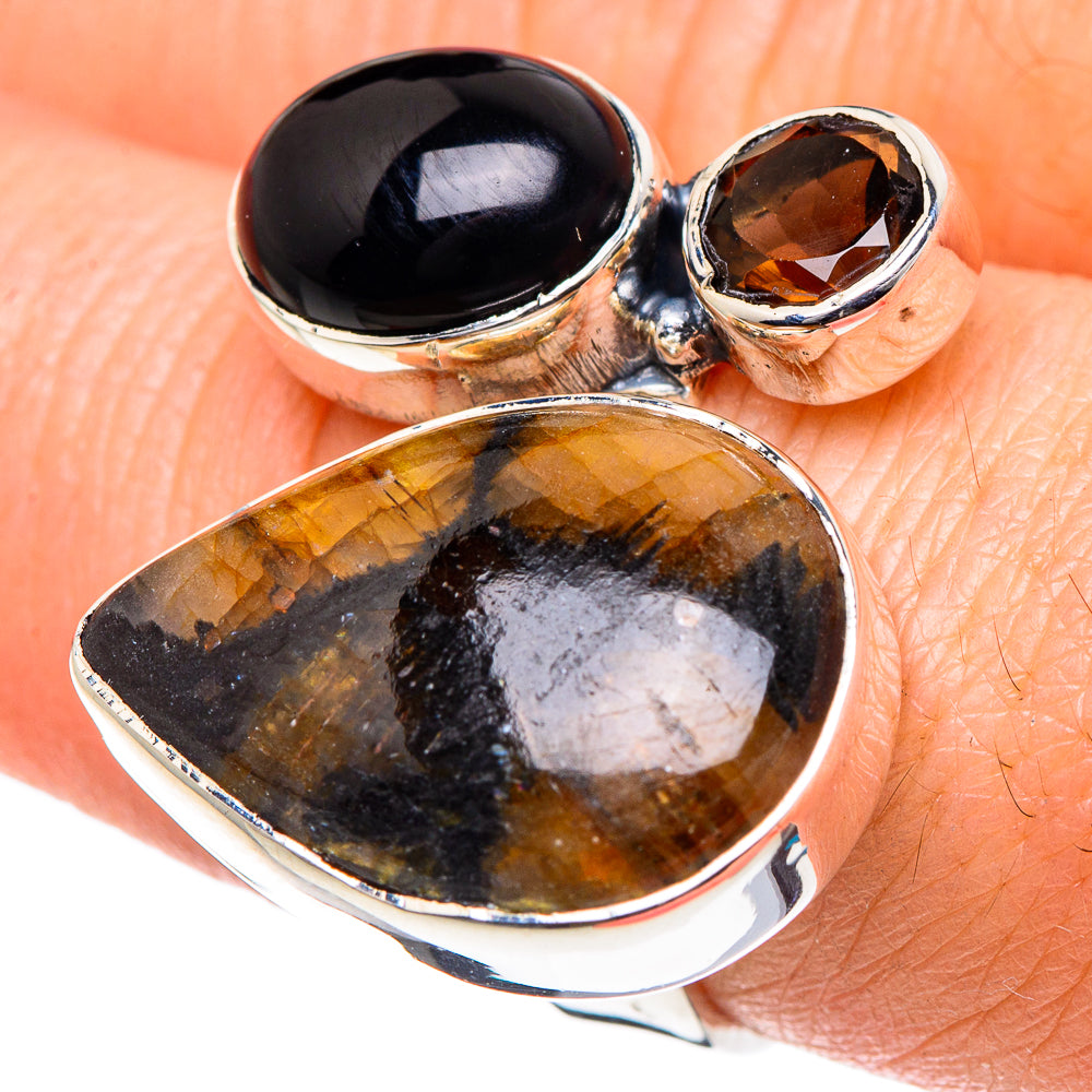 Chiastolite Rings handcrafted by Anasilvercos - RING93425