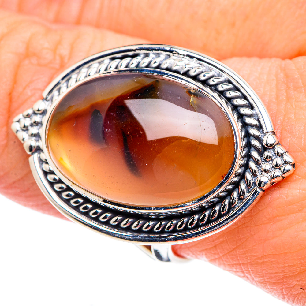 Montana Agate Rings handcrafted by Anasilvercos - RING93487