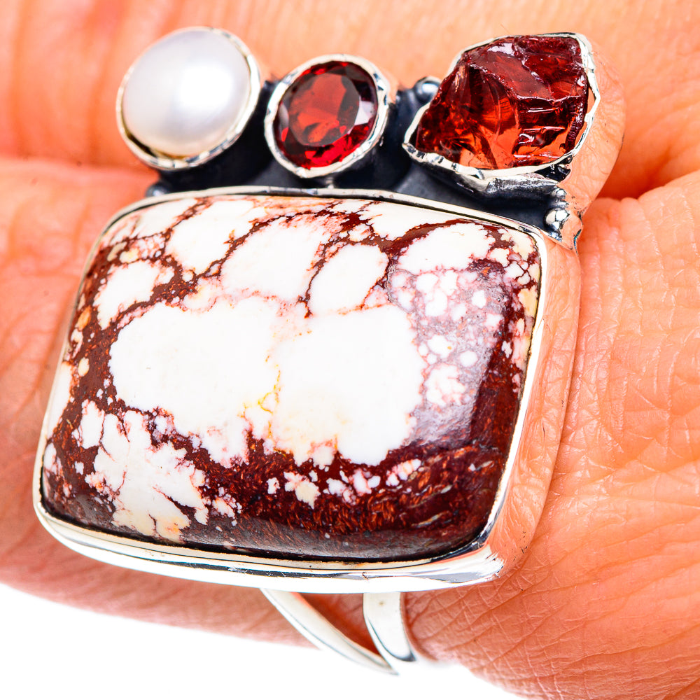 Wild Horse Jasper Rings handcrafted by Anasilvercos - RING93527