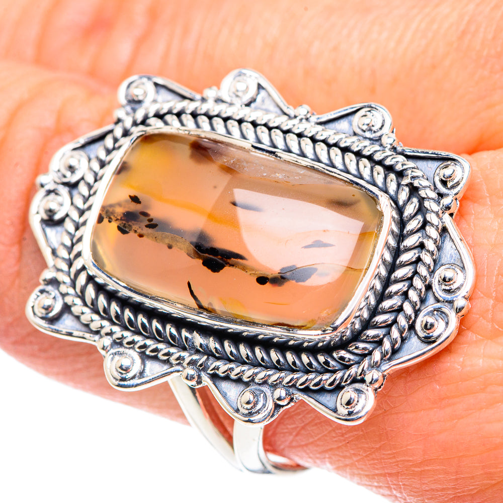 Montana Agate Rings handcrafted by Anasilvercos - RING93548