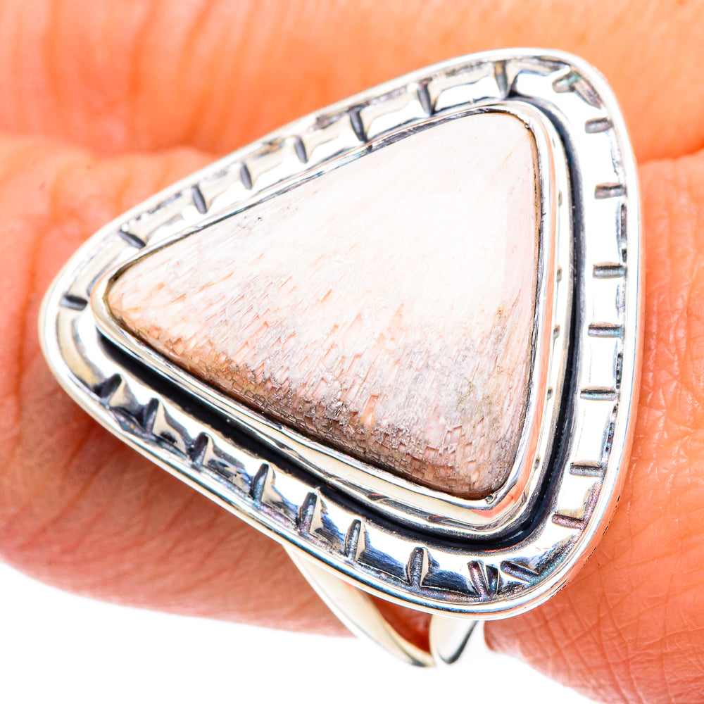Scolecite Rings handcrafted by Anasilvercos - RING93552