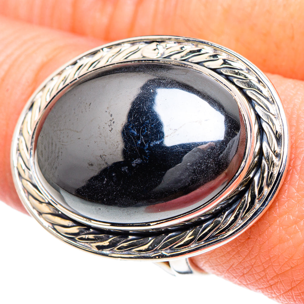 Hematite Rings handcrafted by Anasilvercos - RING93560