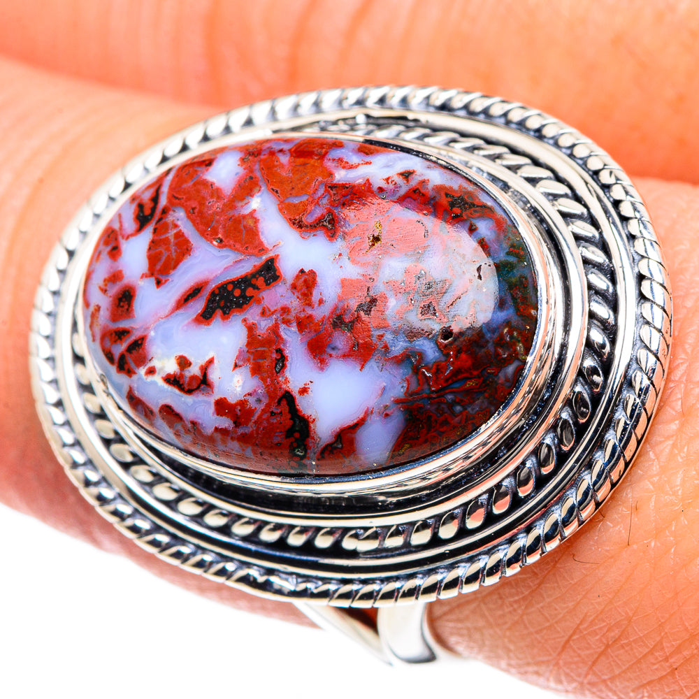 Ocean Jasper Rings handcrafted by Anasilvercos - RING93577