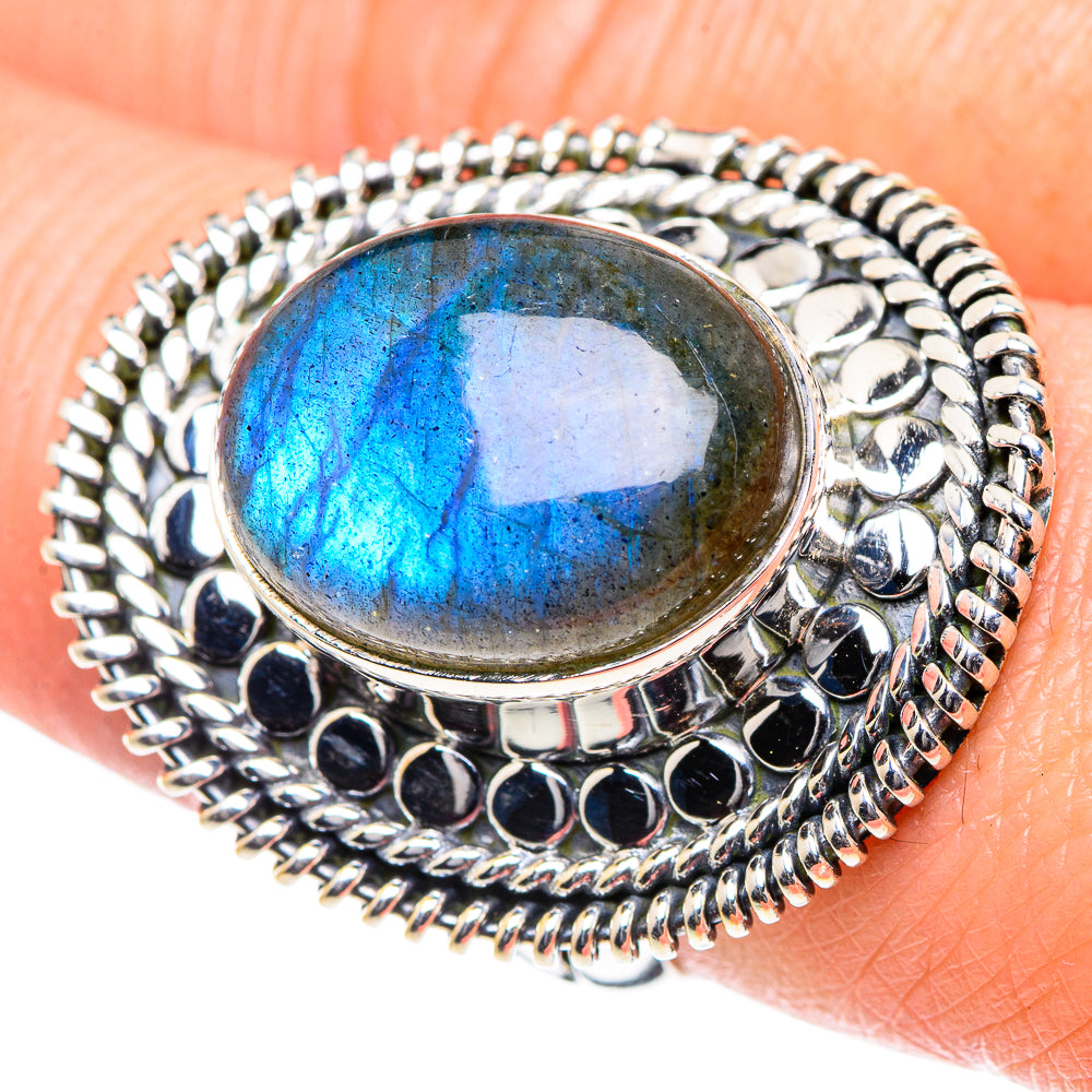 Labradorite Rings handcrafted by Anasilvercos - RING93592