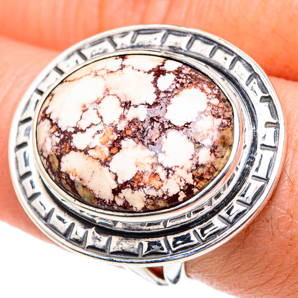 Wild Horse Jasper Rings handcrafted by Anasilvercos - RING93605
